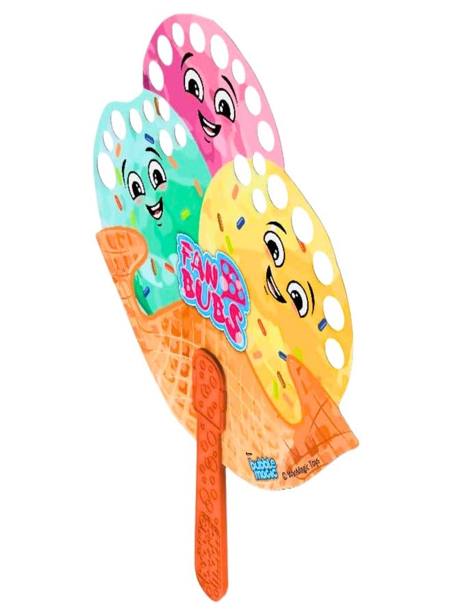 Bubble Magic Fan Bubs Ice-Cream Sundae, Bubble Solution with Hand Fan for The Kids 3 Year and Above, Multicolor, FB50014 - Image 5